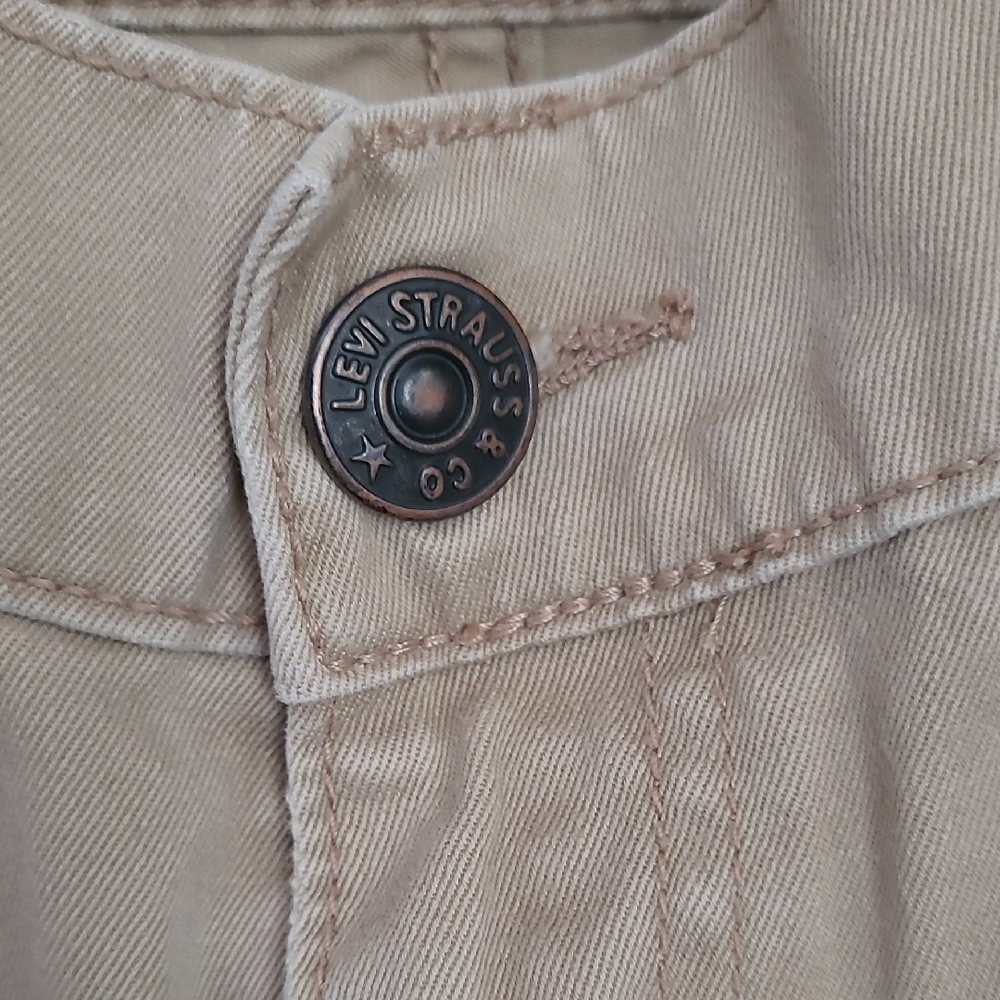 Levi's Tan Straight Leg Pants - Picture 7 of 16